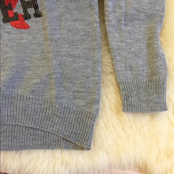 Last One- Sequin Gangsta Wrapper Christmas Sweater - Picture 8 of 8